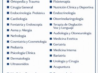 DIRECTORIO DE ESPECIALIDADES MEDICAS